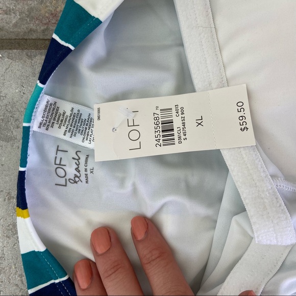 Loft Bathing Suit Set (Top and bottoms) NWT - Picture 7 of 8